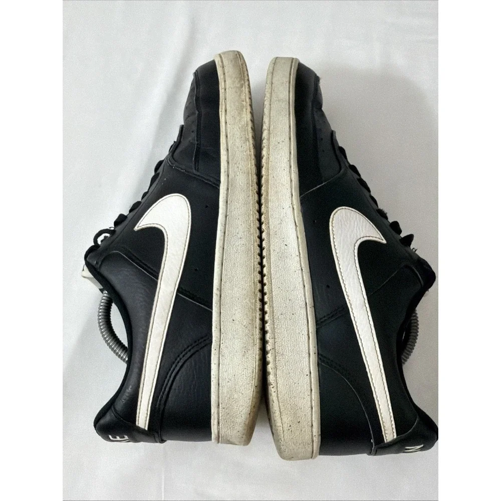 Nike DH2987-001 Nike Court Vision Low Next Nature Mens 11.5 Black/White Sneakers